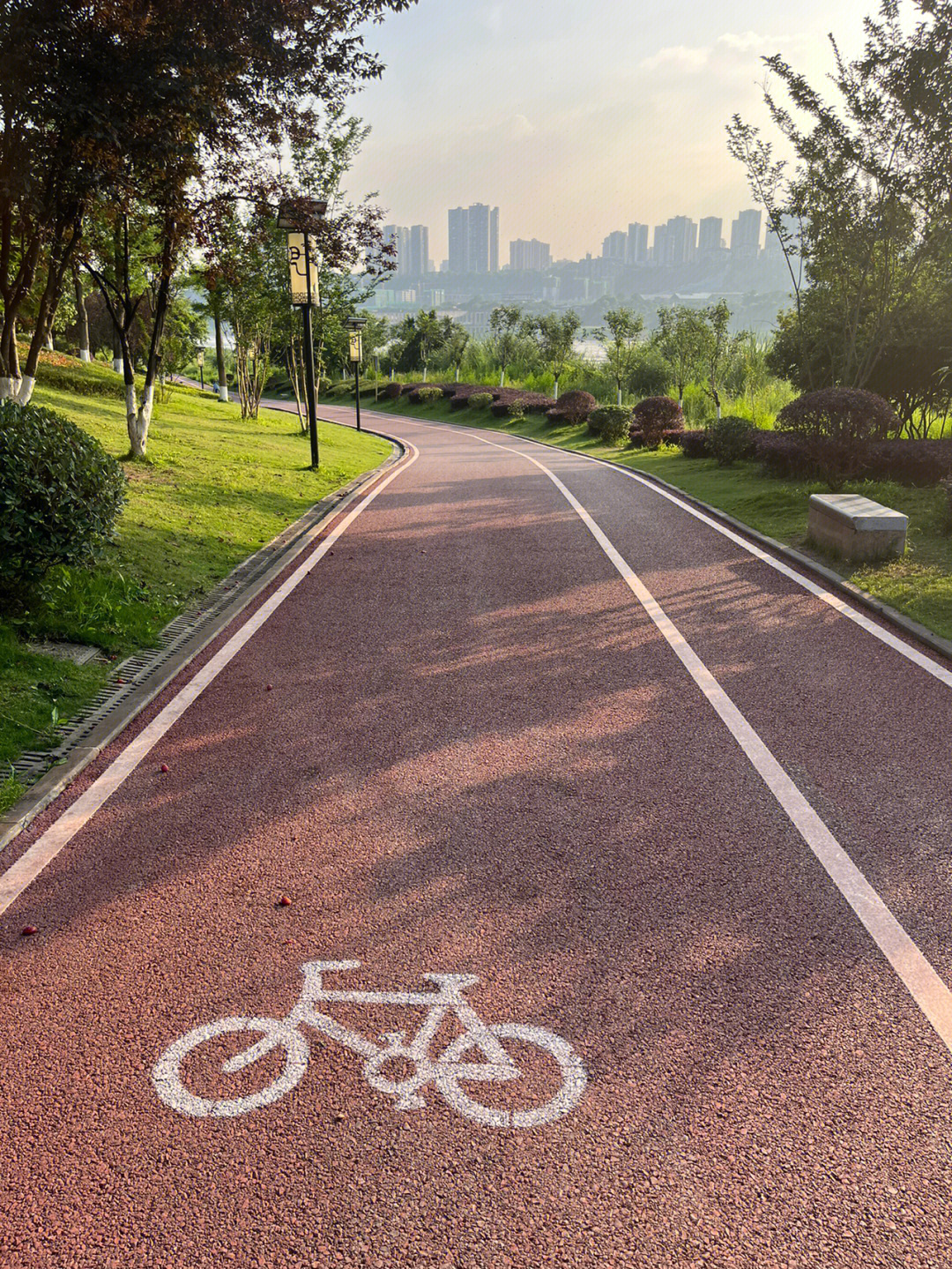 巴滨路自行车道路线图图片