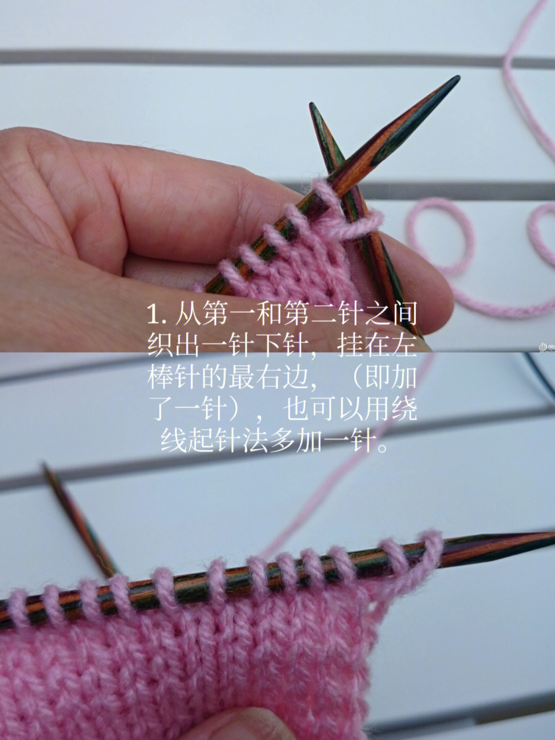 交叉针法编织图片