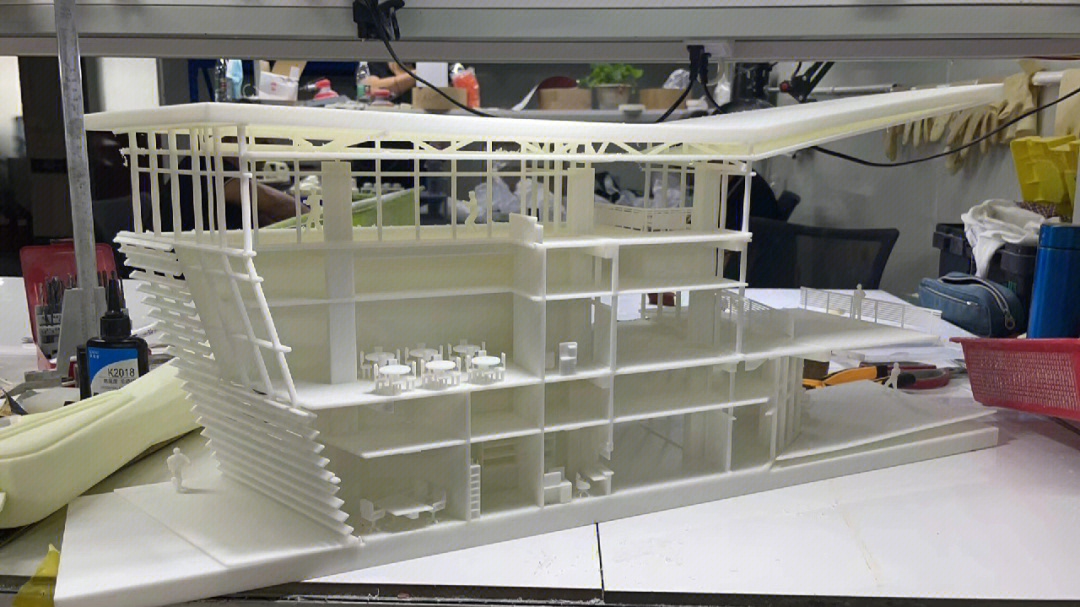 3d打印大尺寸建筑模型