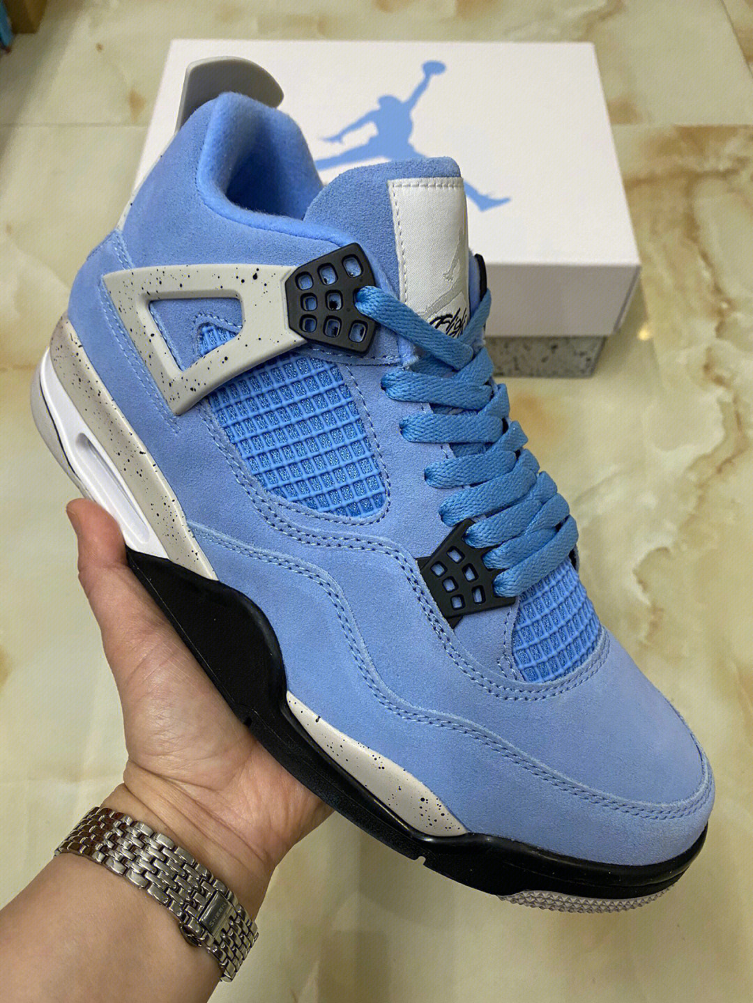 air jordan 4 retro aj4"大学蓝"