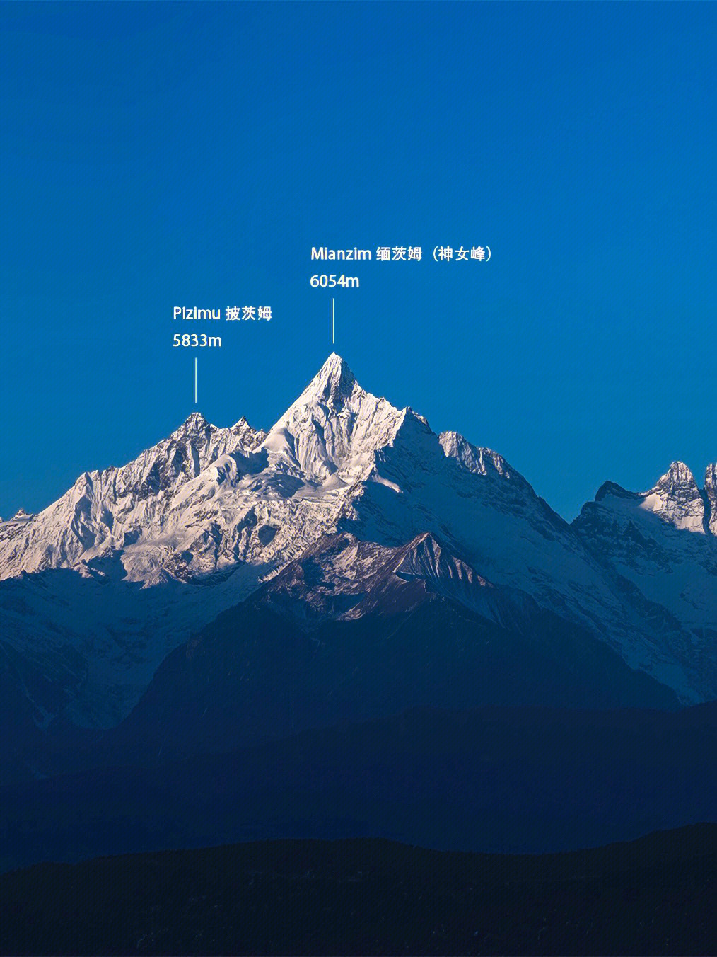梅里雪山十三峰图片