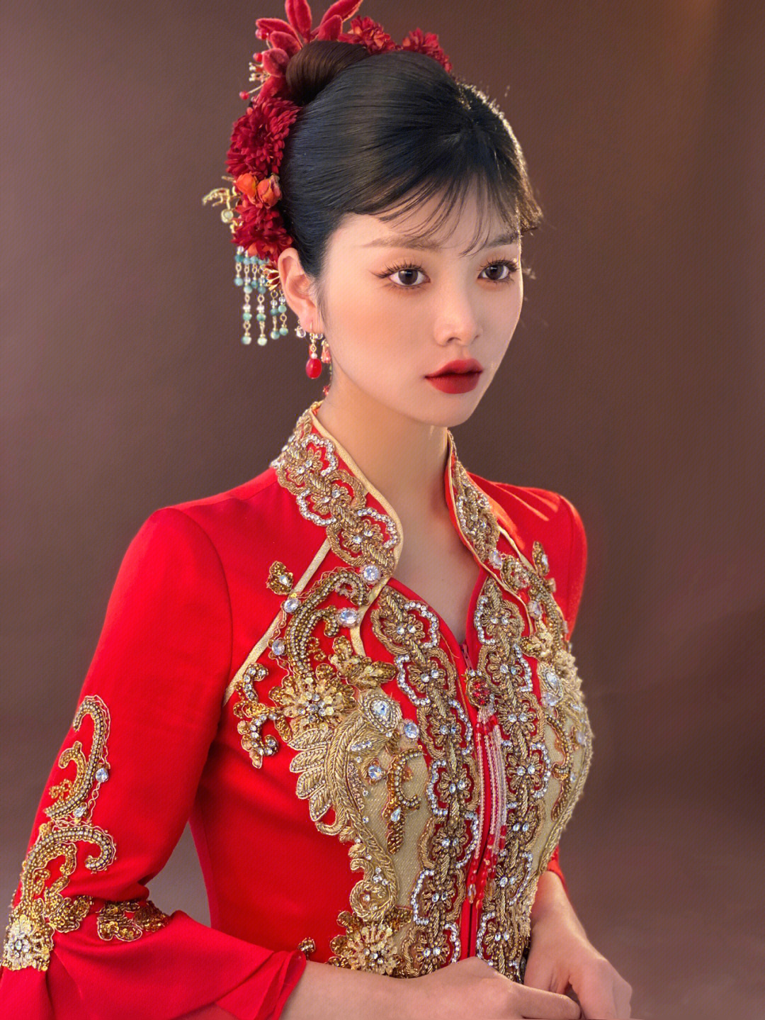 中式新娘造型新娘发型秀禾新娘发型