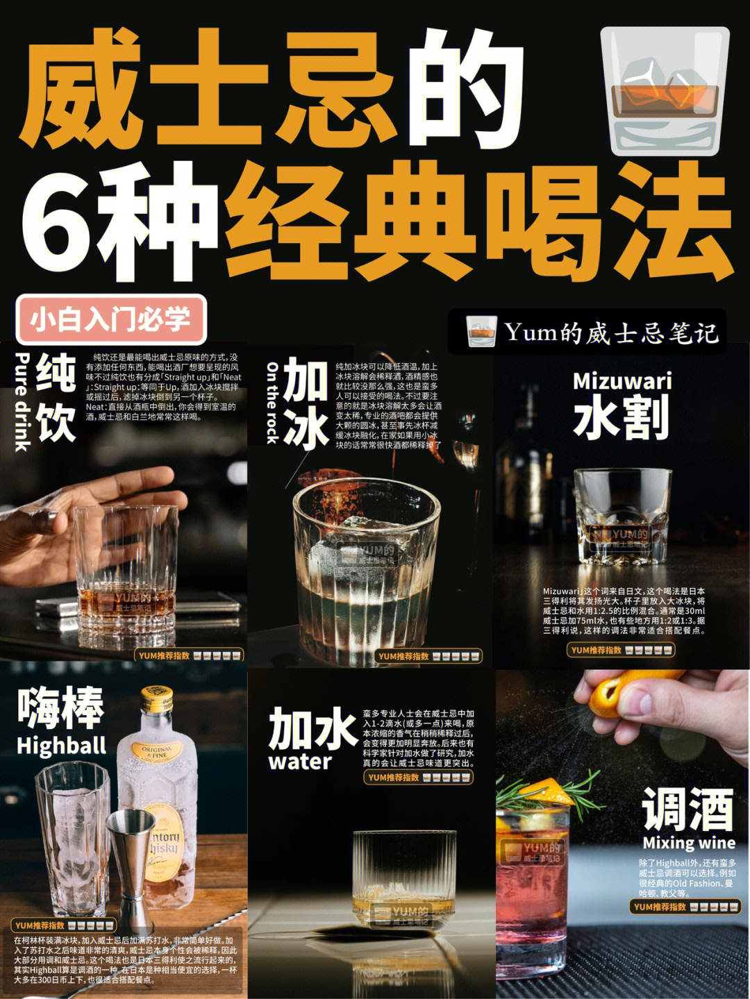 威士忌的经典6喝法指南01酒吧点酒不翻车