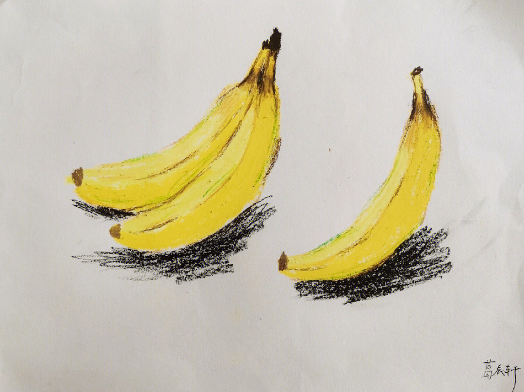 水煮香蕉油画图片