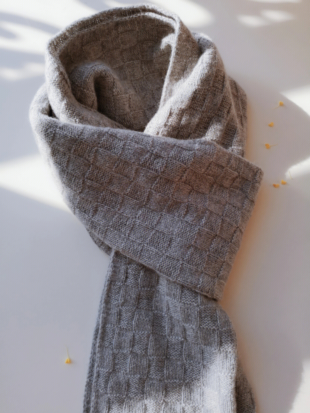 单螺纹围巾织法图片