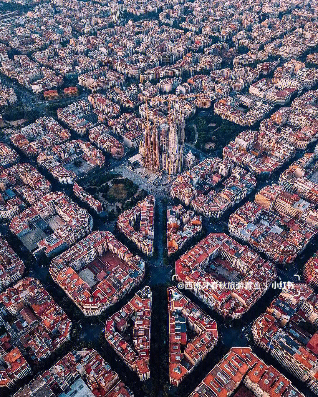 巴塞罗那城市布局图片