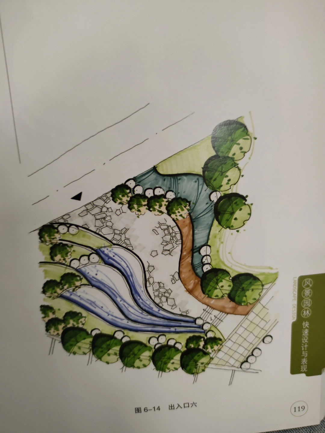 园林规划设计图简单图片
