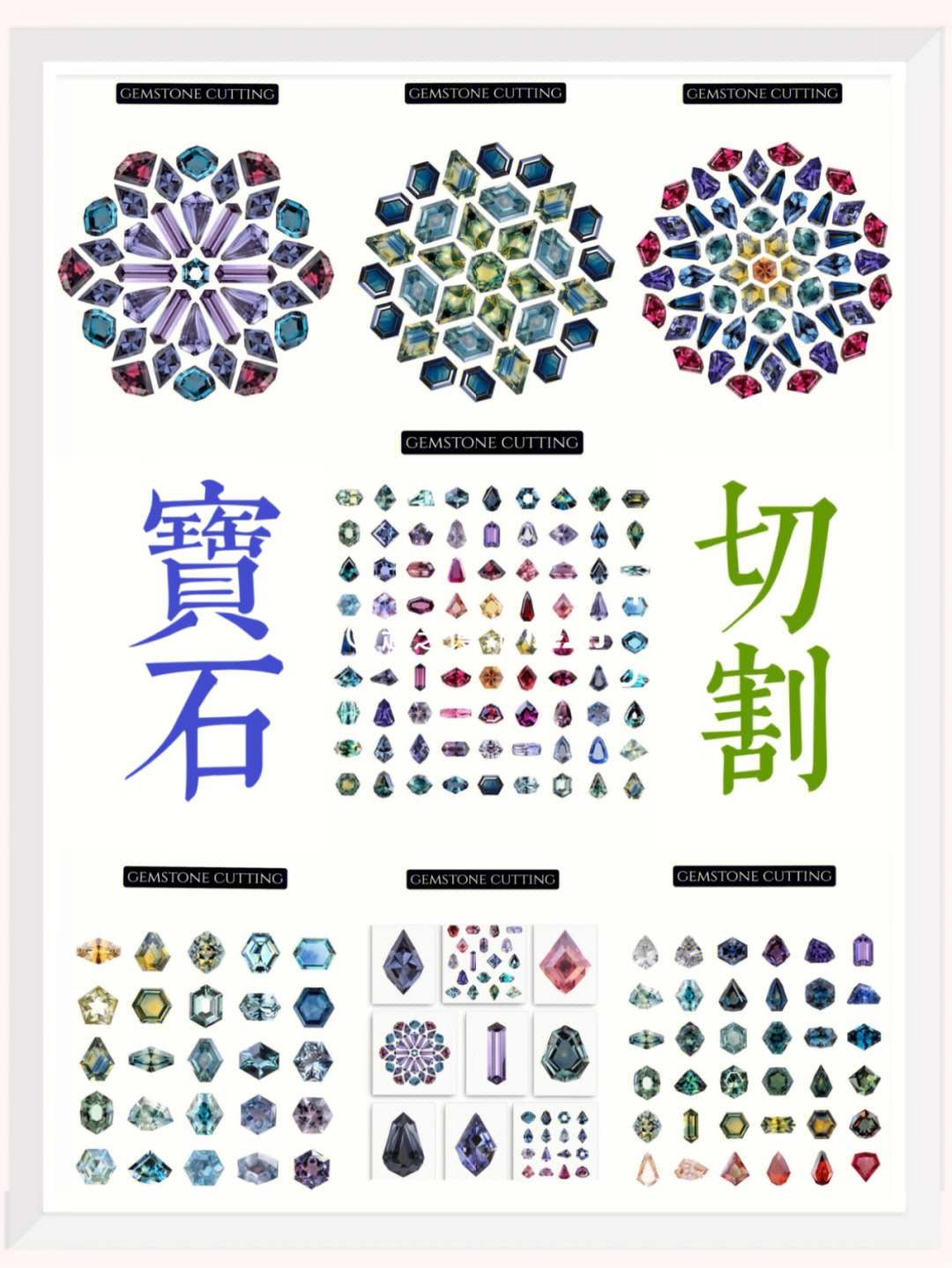 宝石切工形态图片