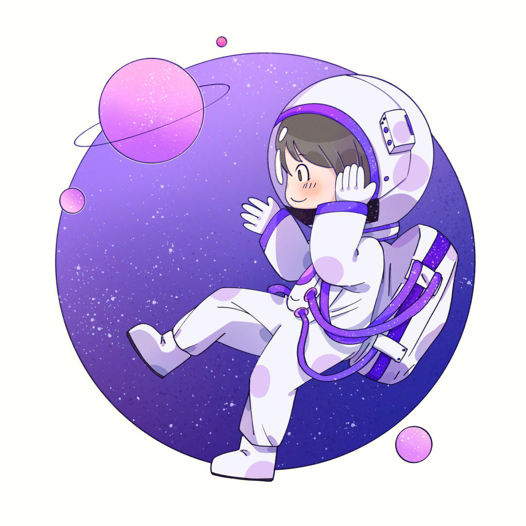 宇航员插画