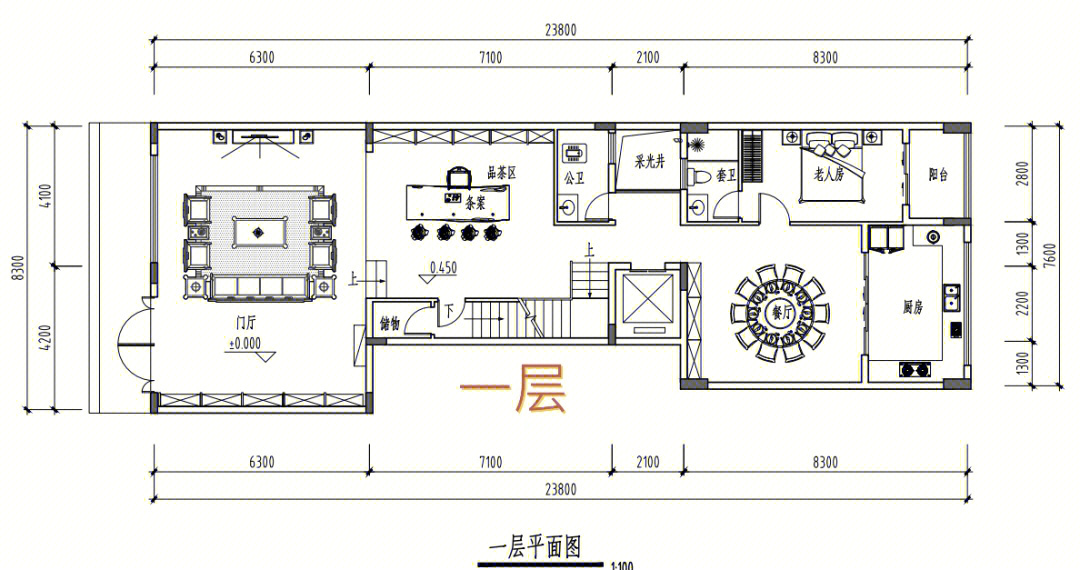 房屋设计图长方形自建图片