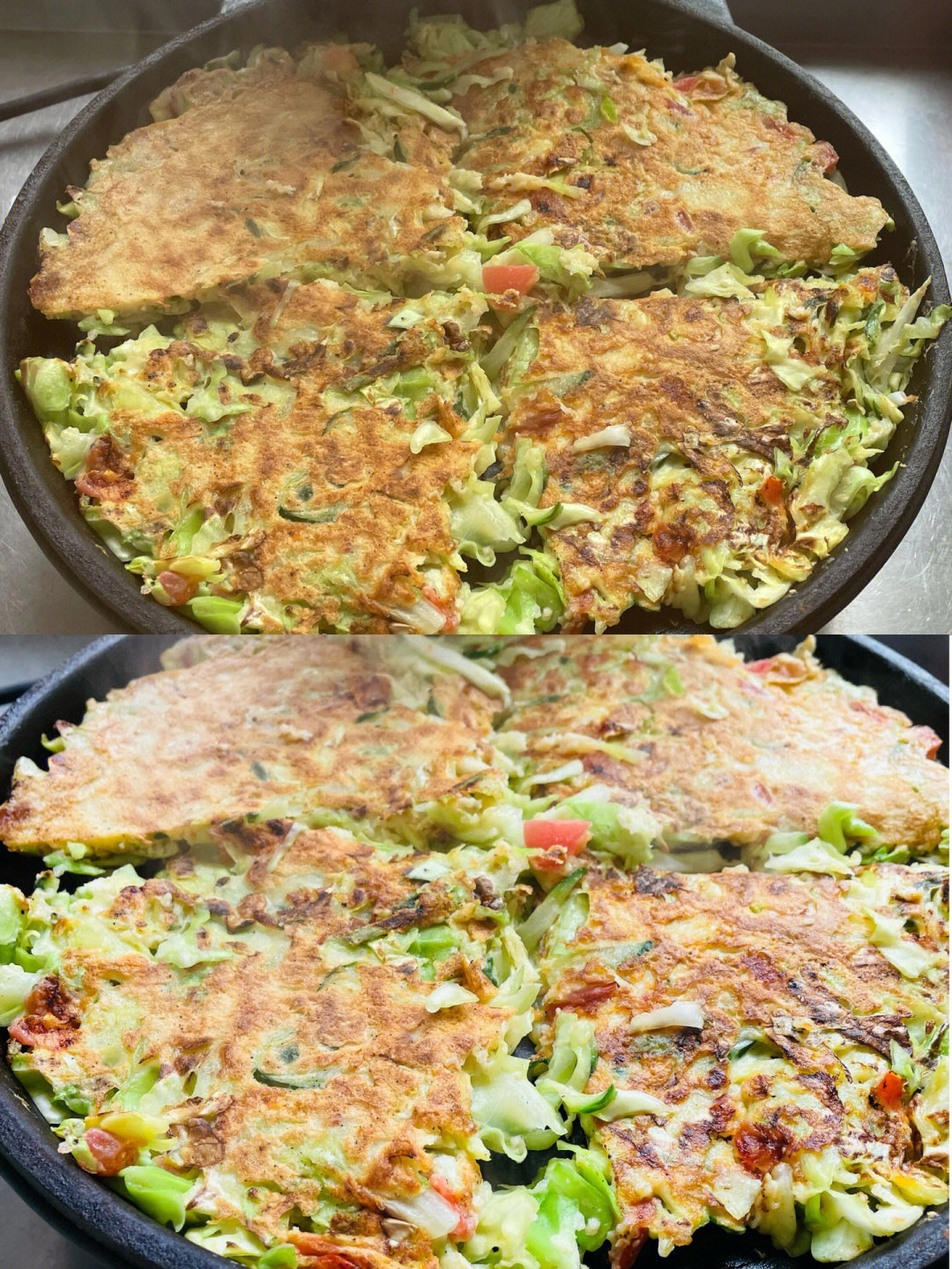 几乎无面粉的营养蔬菜饼