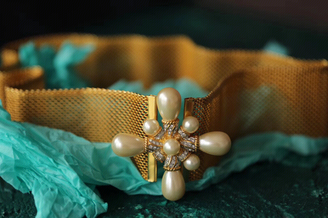 珍珠腰带的编织方法图片