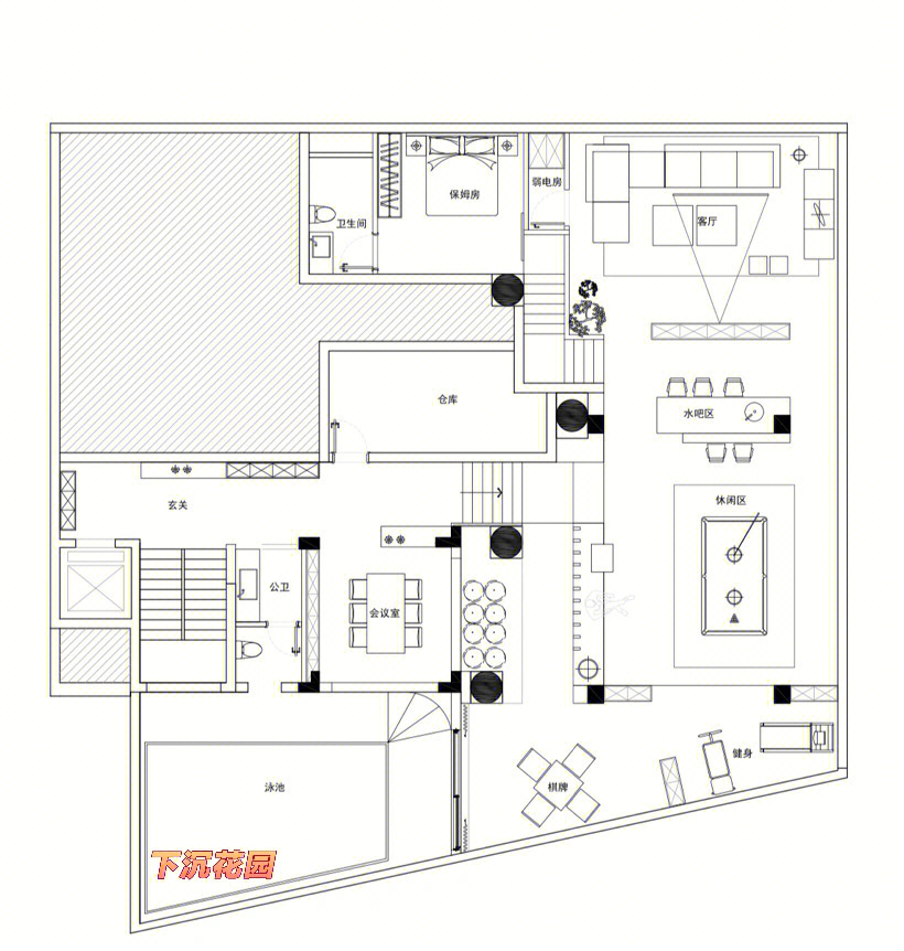 曲筱绡房子平面图图片
