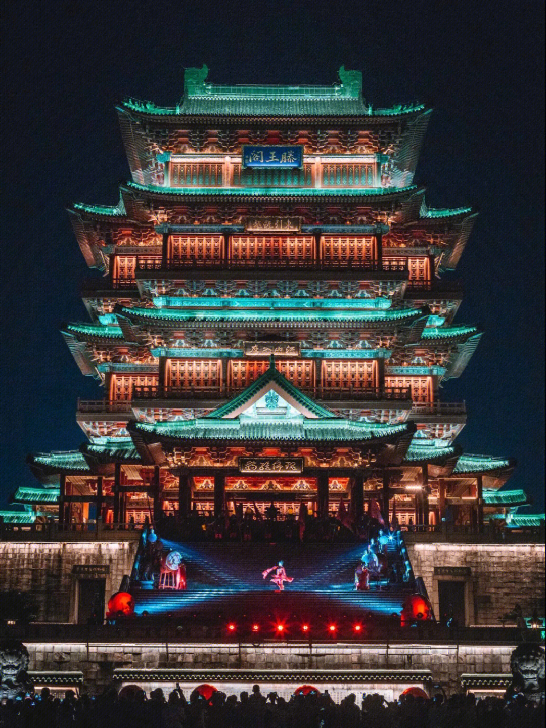 滕王阁夜景收图啦