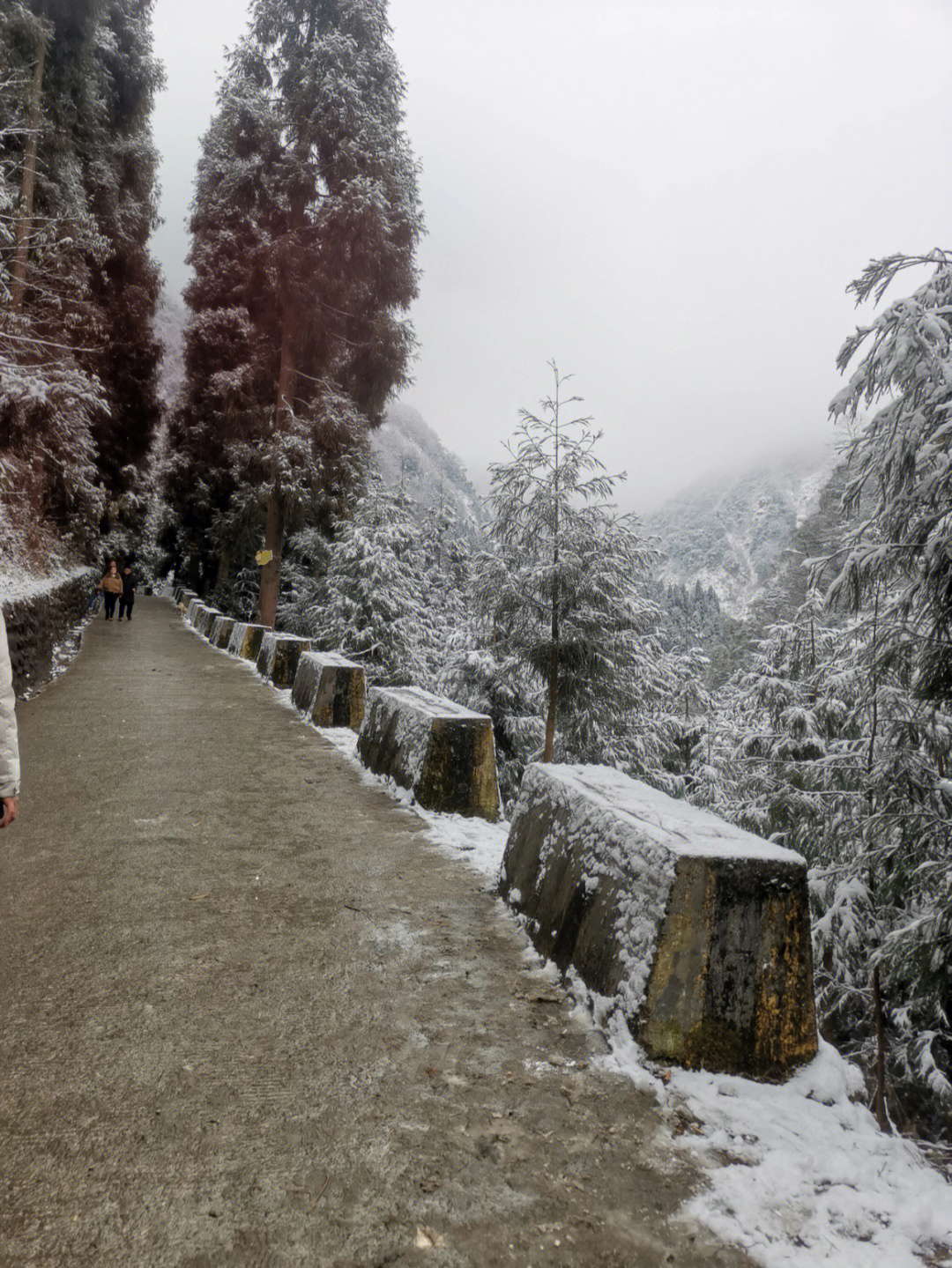 彭州九峰山雪景图片