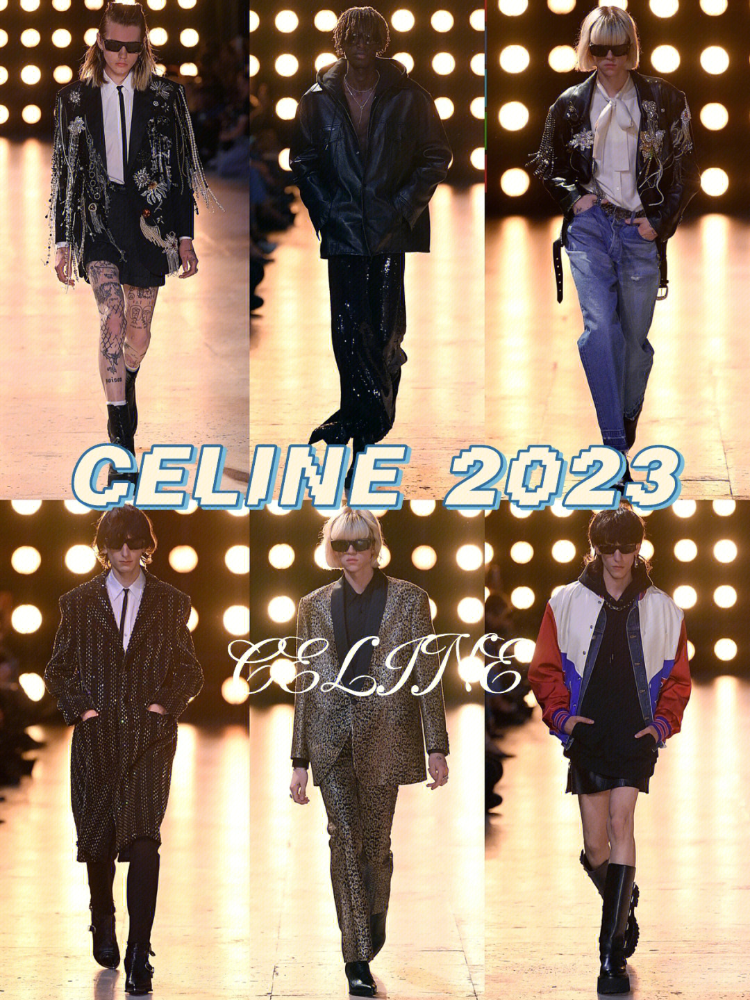 2021celine男装秀场图图片