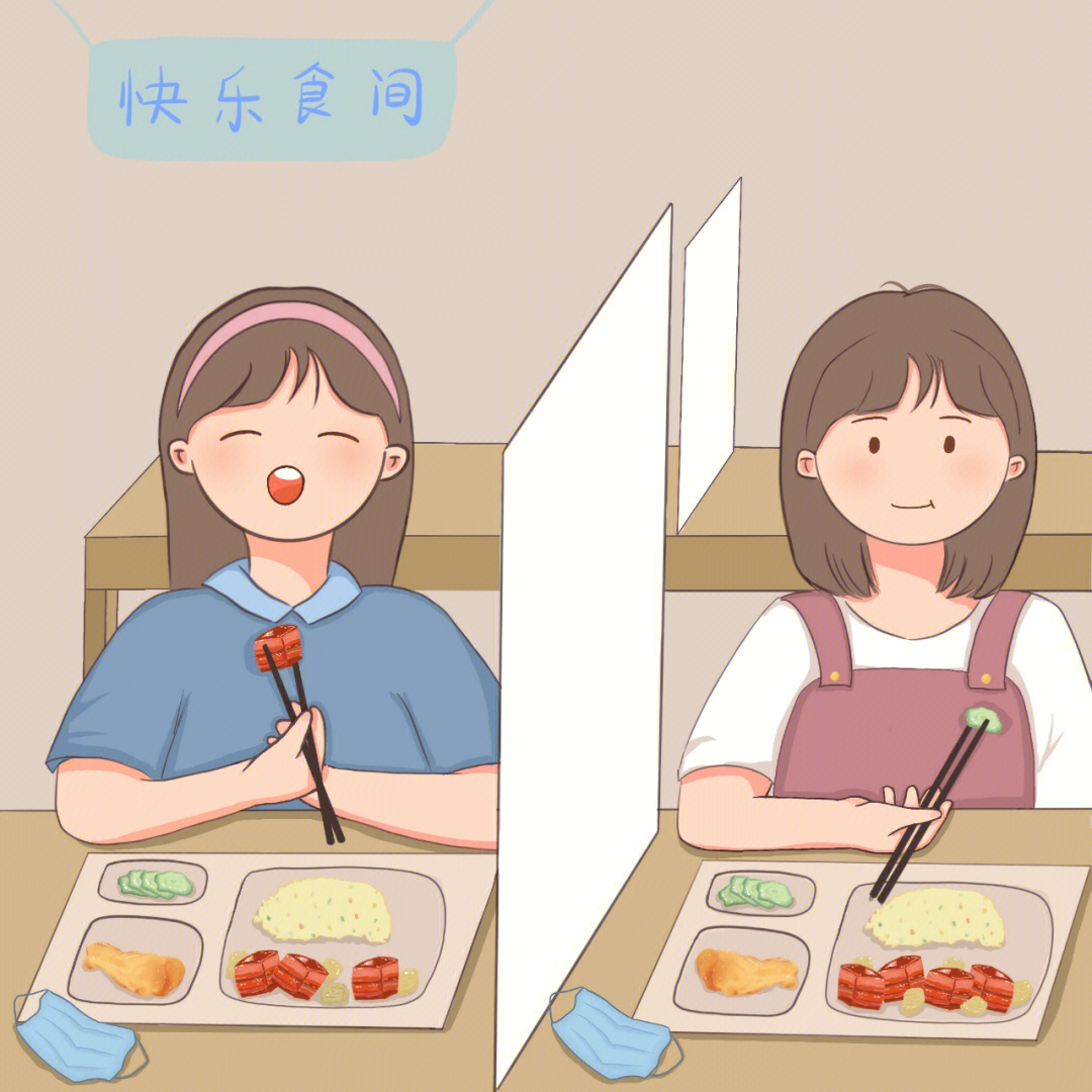 学校食堂手绘效果图图片