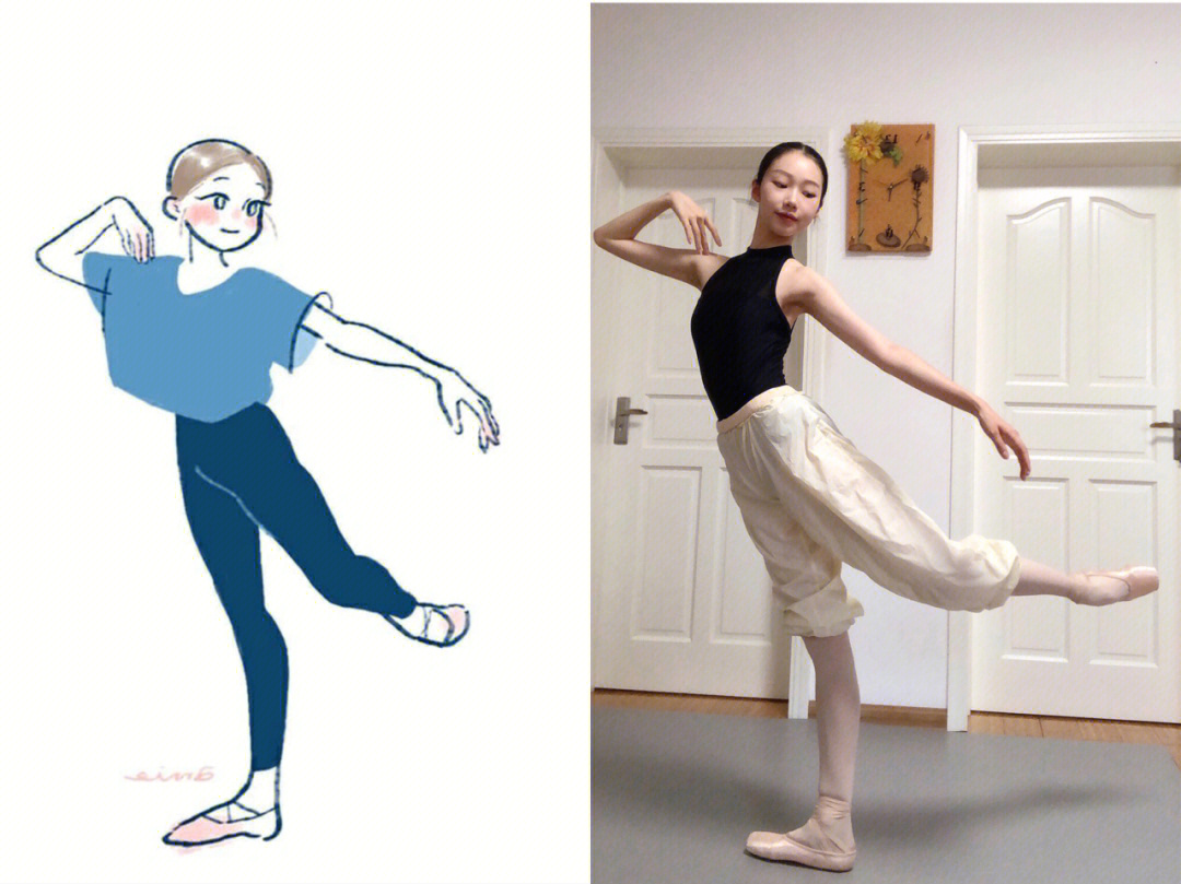 舞蹈pose定型图6人图片