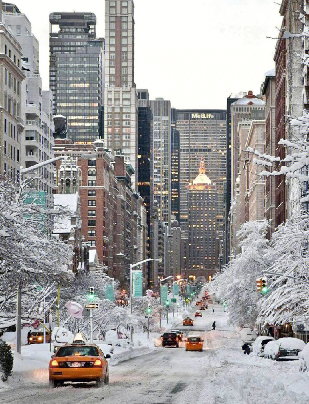 美国纽约原来下了大雪的纽约会这么浪漫