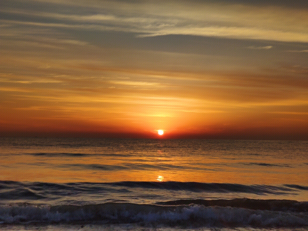 日出海边真实图片
