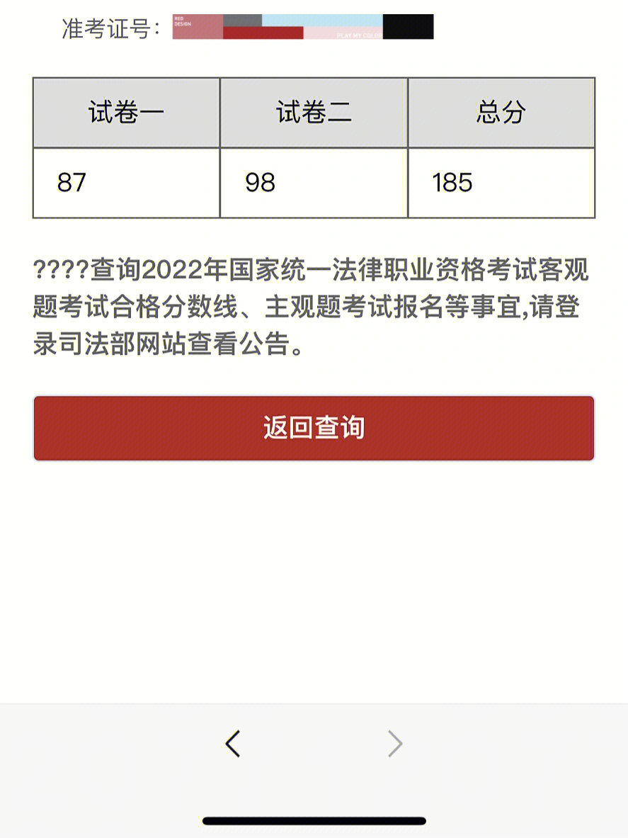 本摆烂王法考客观题居然过了我不发朋友圈