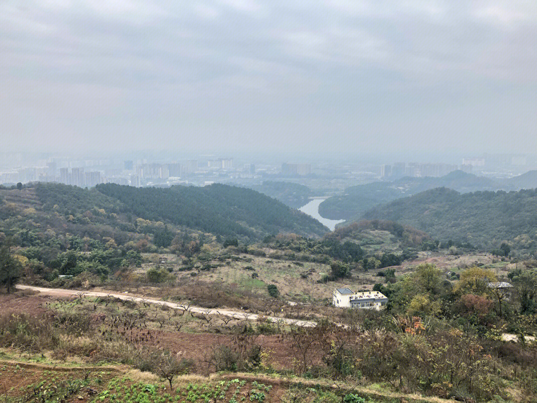 龙泉山观景台