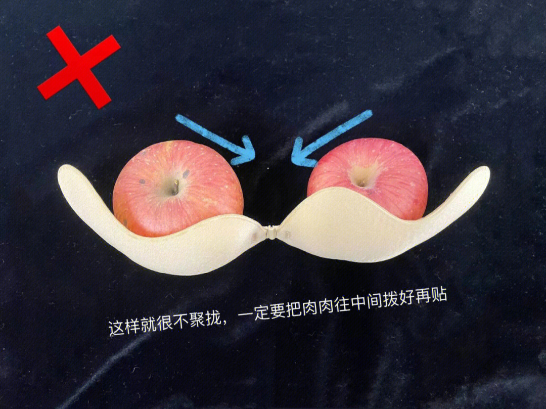 胸贴的正确穿法 乳贴图片