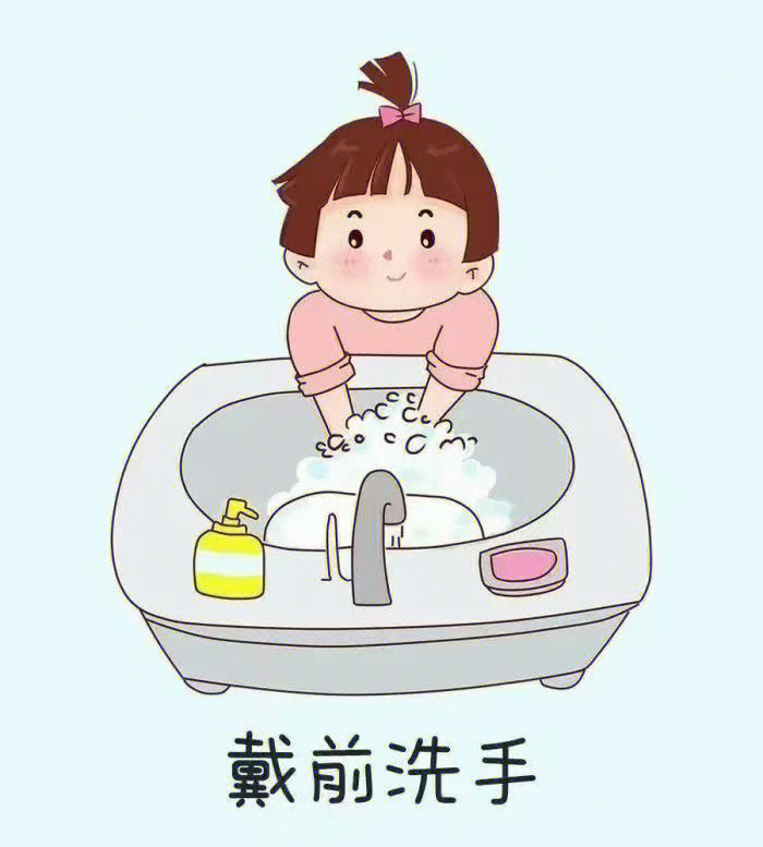 幼儿园春季预防传染病戴口罩,可直接打印环创