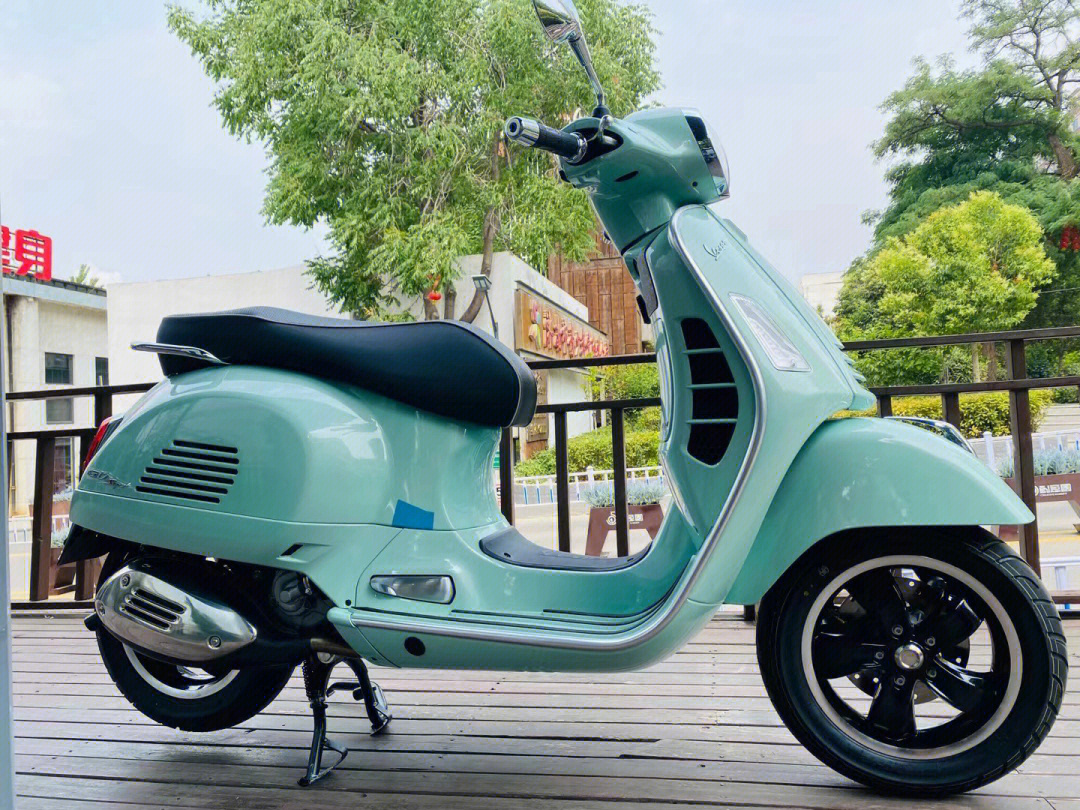 vespagts300薄荷绿上市