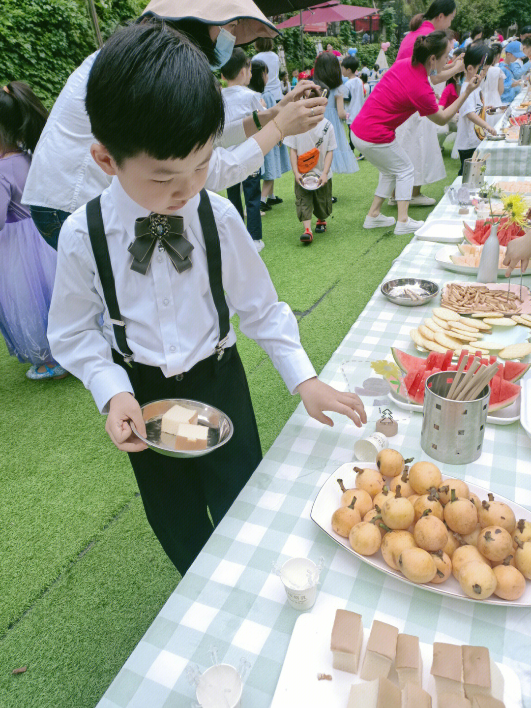 幼儿园小班自助餐美篇图片