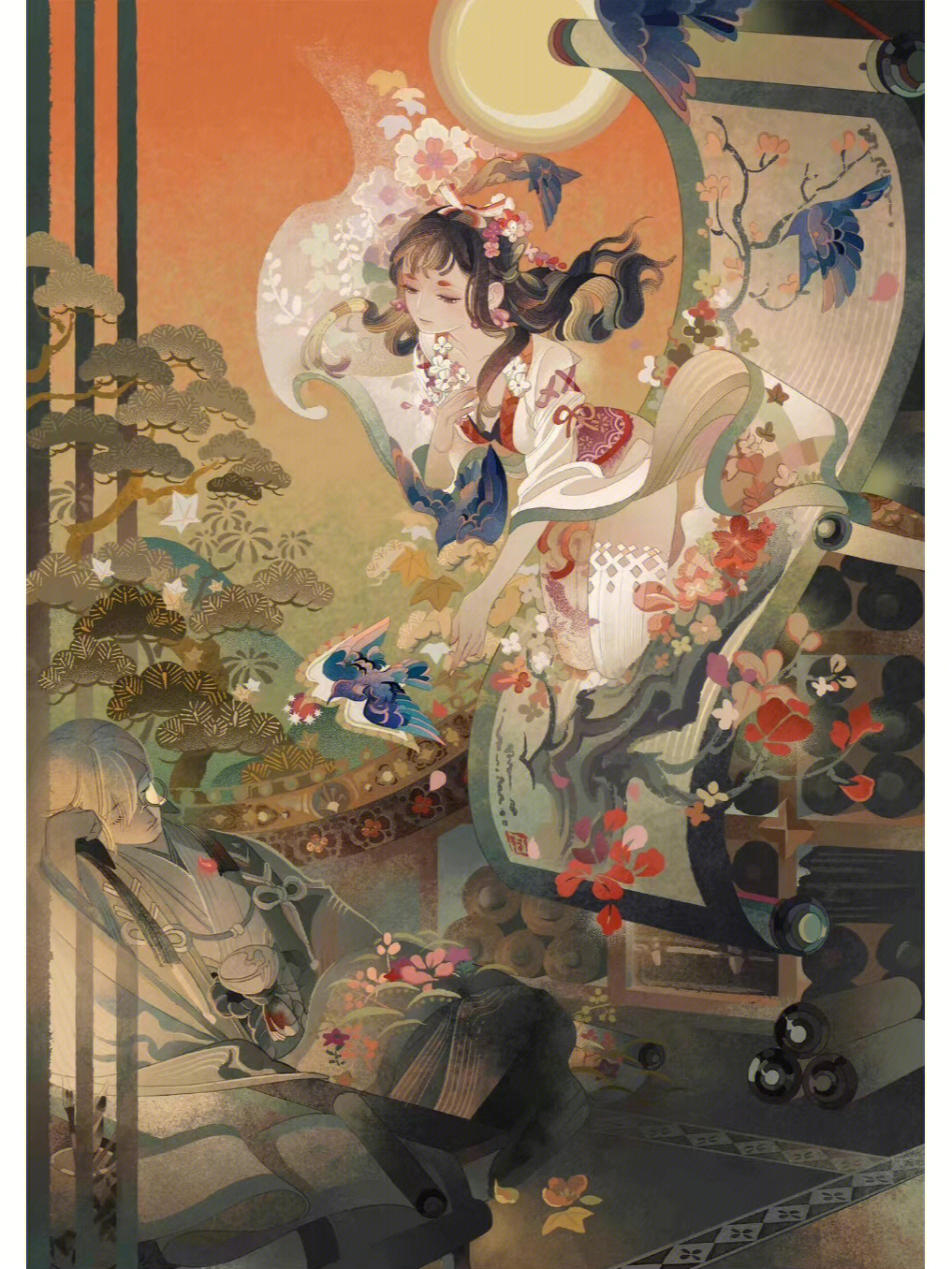 插画师sainker图片