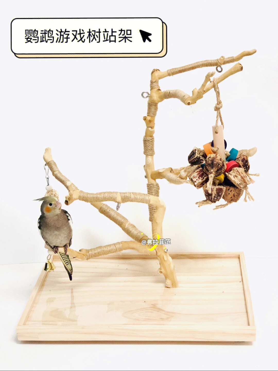 玄凤鹦鹉玩具自制图片
