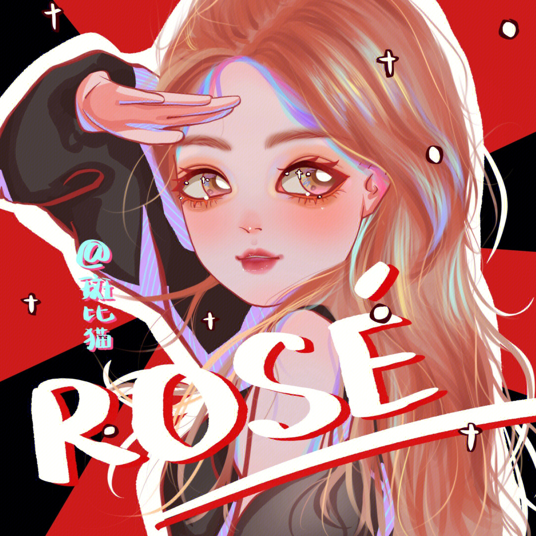 rose朴彩英头像卡通图片