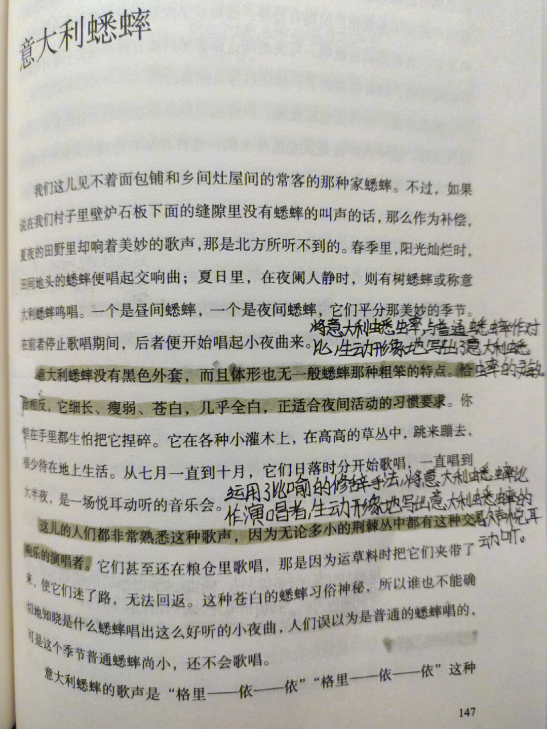 昆虫记读书笔记意大利蟋蟀,田野地头的蟋蟀,西班牙蜣螂三篇文章的(字