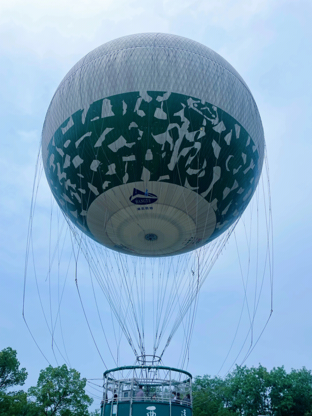 坐上氦气球俯瞰整个西溪湿地
