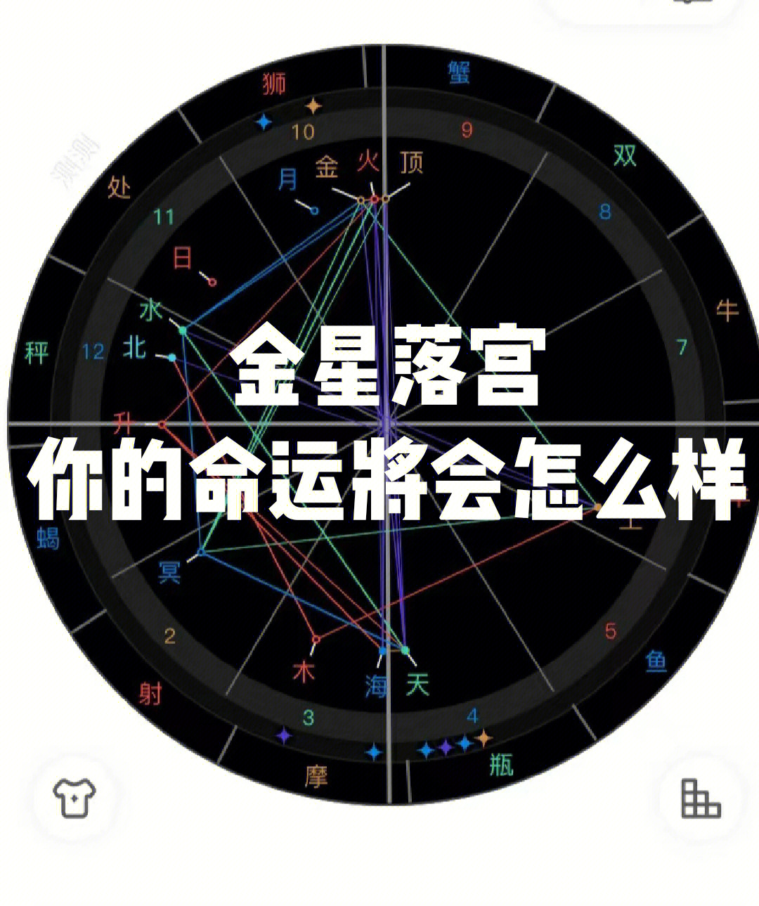 金星星座查询图片