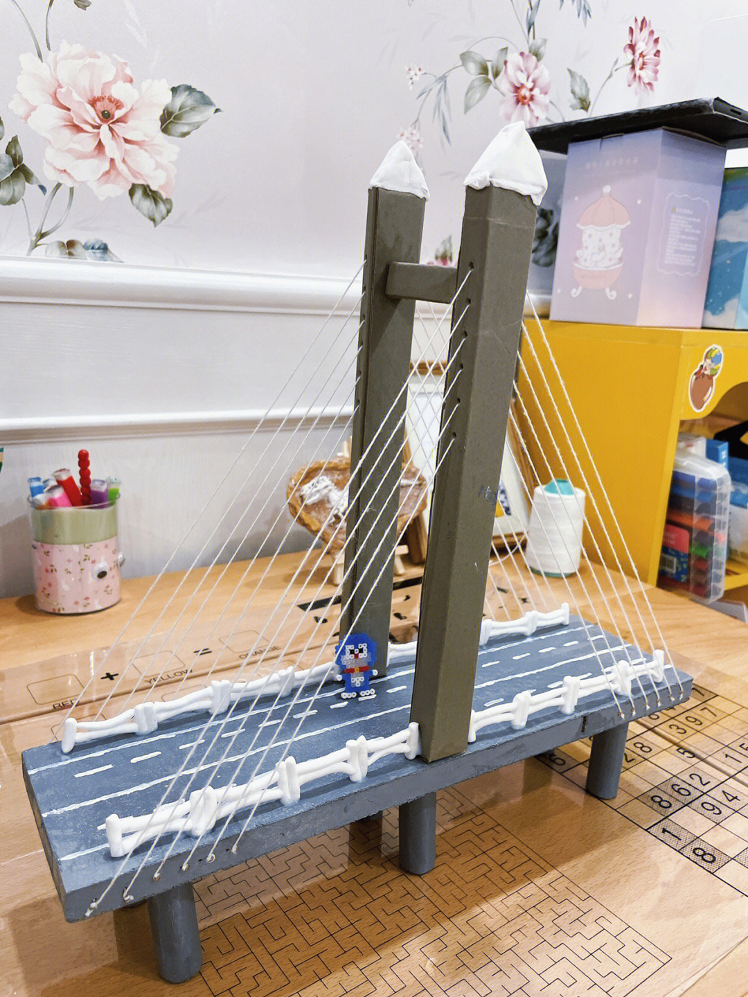 幼儿园最简单手工拱桥图片