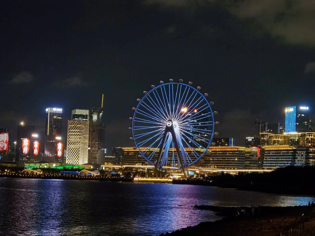 前海石公园夜景图片