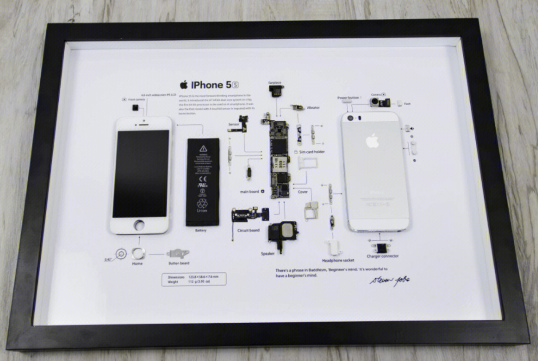 苹果5s带边框拆机图解图片
