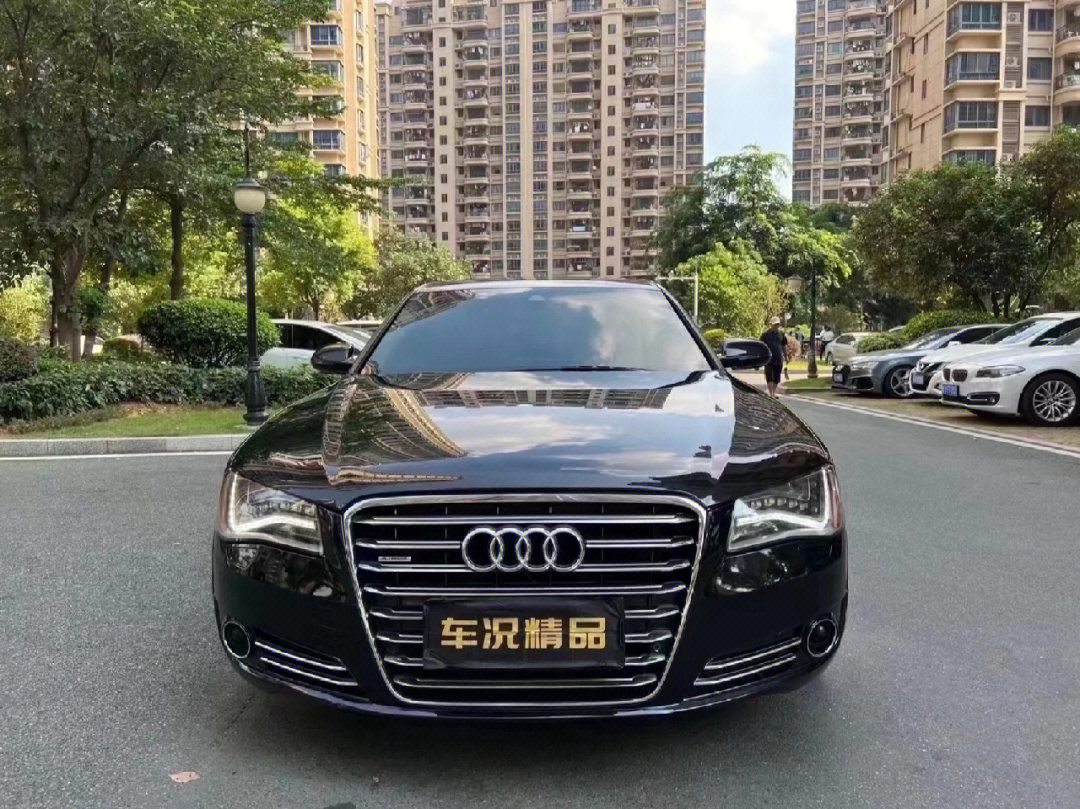 纯水14年奥迪a8 v8 4.2fsi 全宽13.