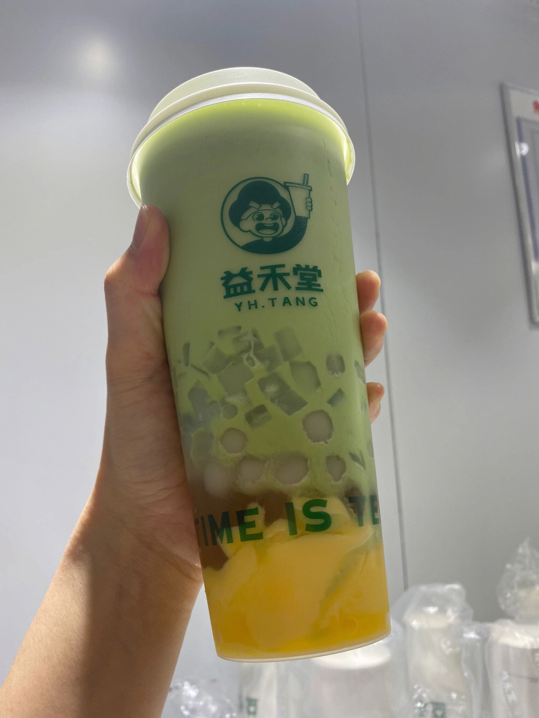 益禾堂冰淇淋抹茶图片