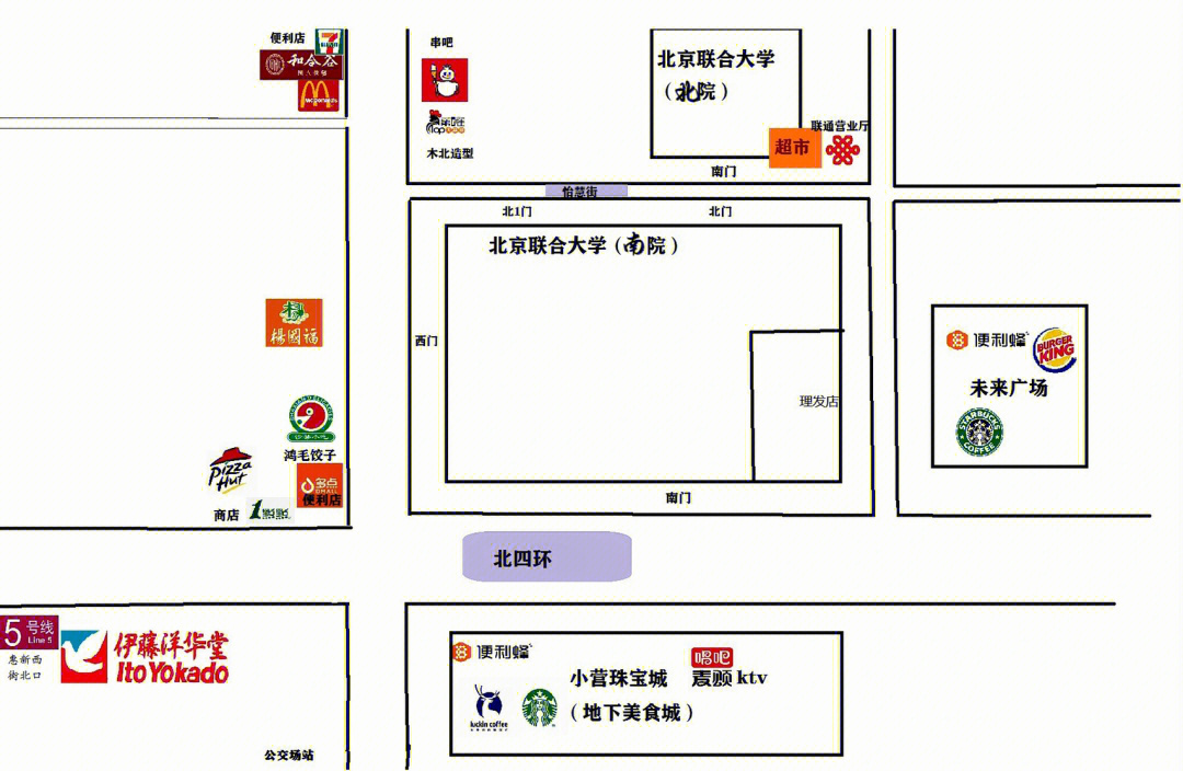 北京联合大学校区分布图片