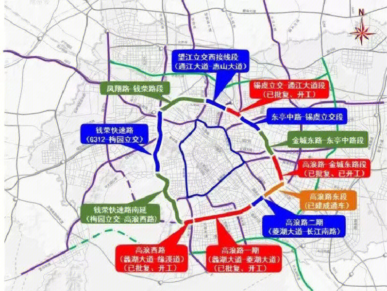 无锡中环环线钱荣路段最新进展来了