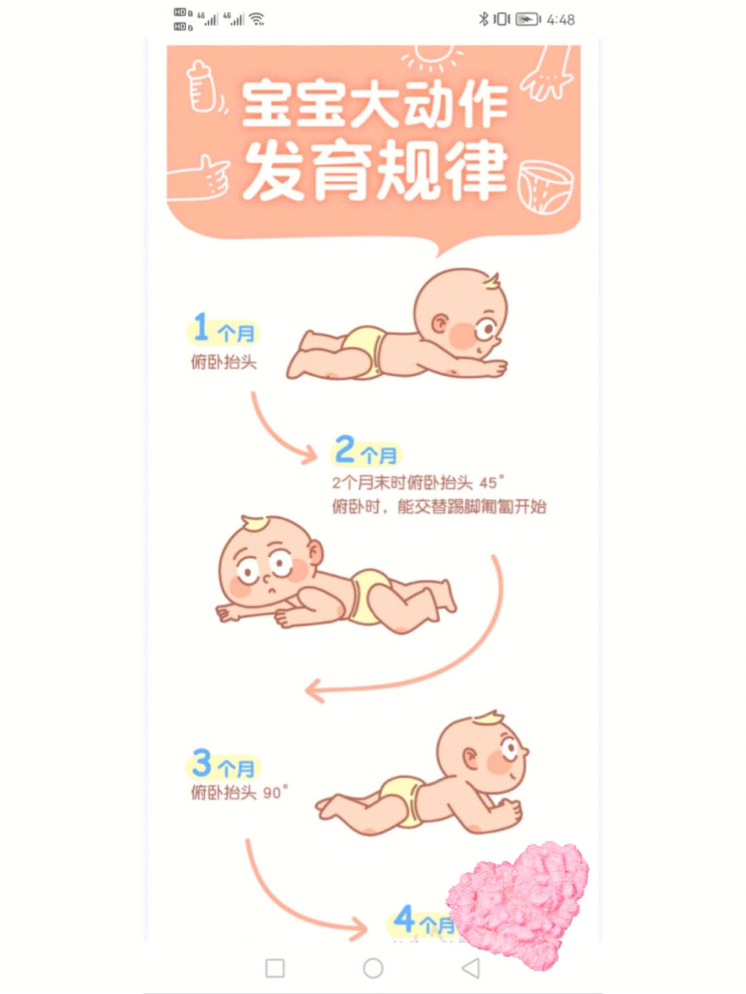 宝宝大动作发育标准图片