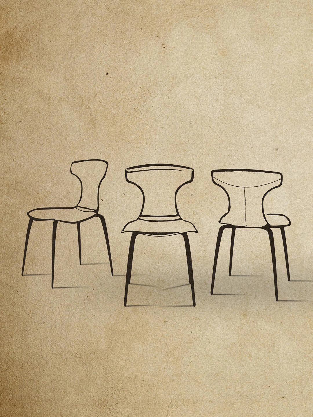 手绘餐椅一款能与猫爪和平共处的椅子