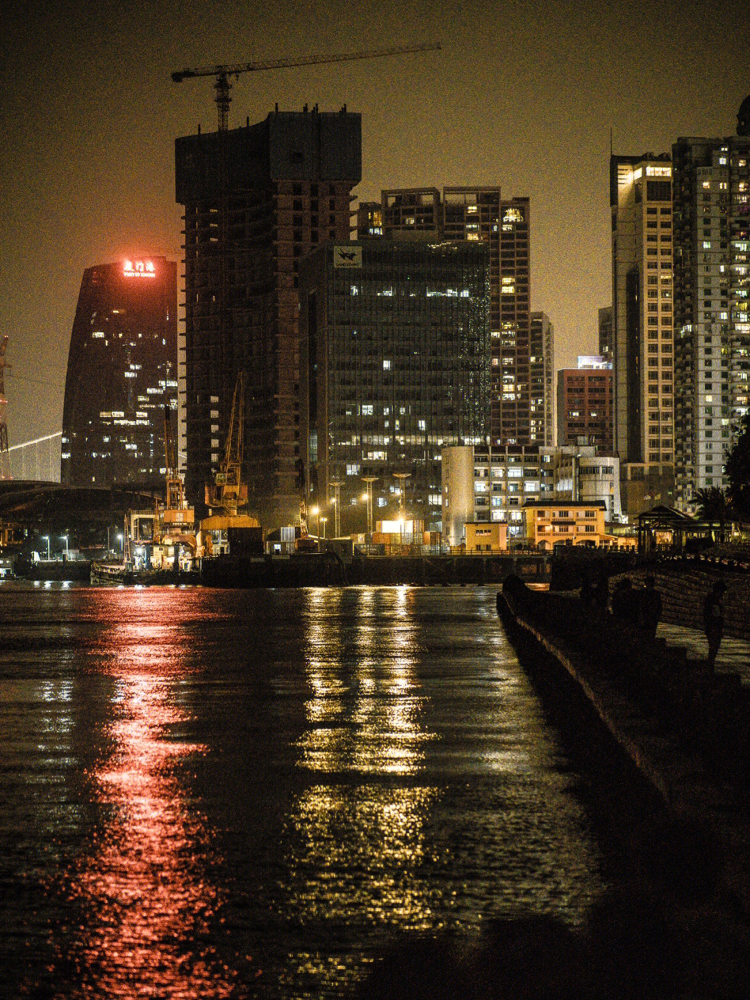 厦门海湾公园 夜景图片