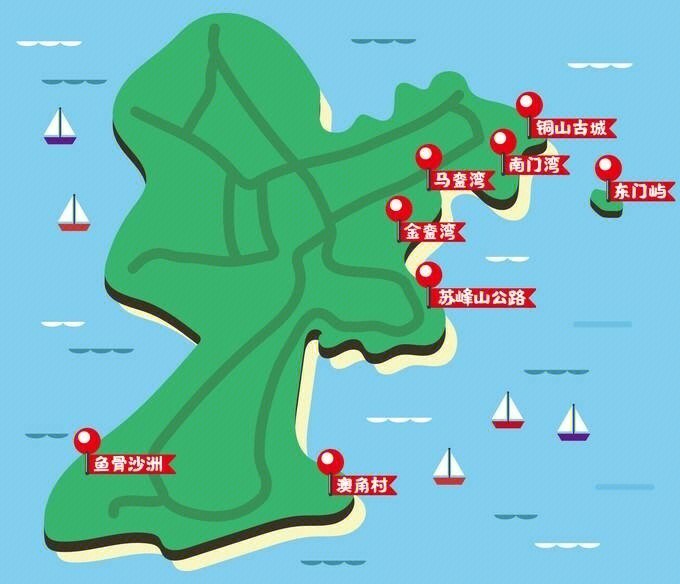 东山岛地图高清地图图片