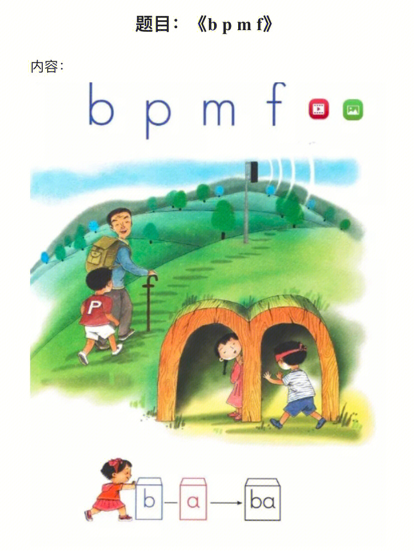 bpmf课文图片图片