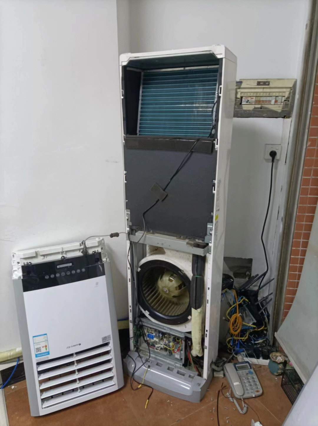 柜机空调内部结构图图片