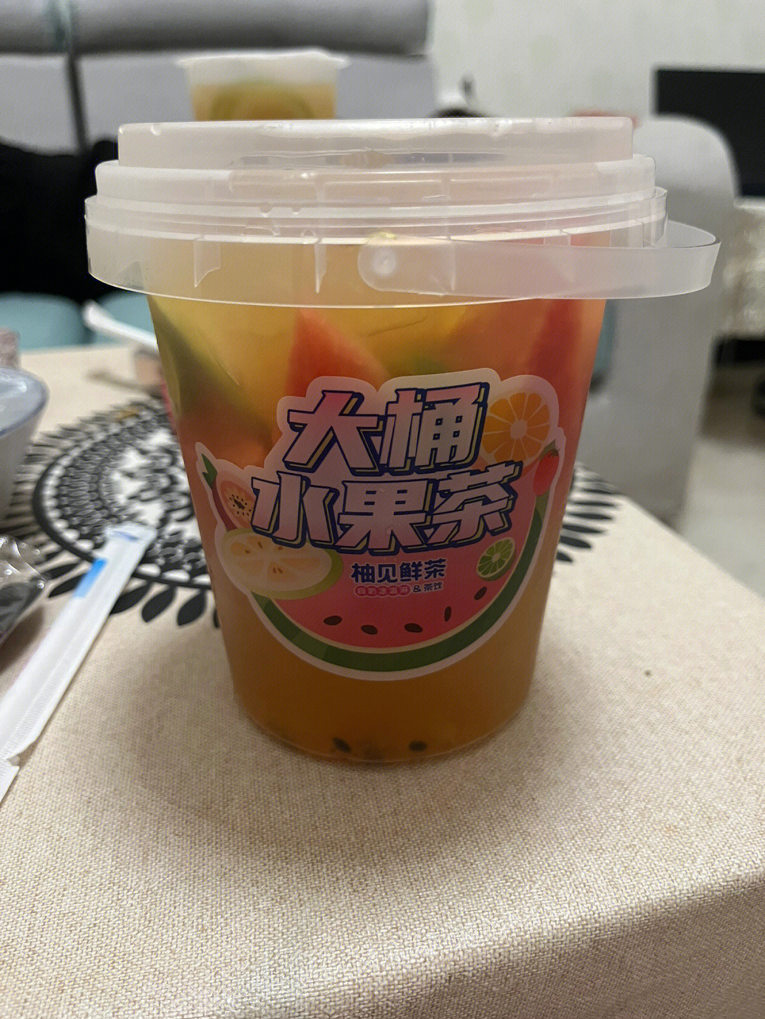 柚见鲜茶水果茶太绝了吧